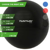 Tunturi Gymball 90cm x Black