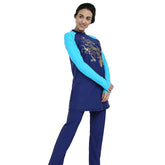 ملابس سباحة Deep Navy/Sea Aqua Golden Butterfly