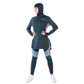 Half Zip Long line Tunic Women's Sportswear(Top Only)