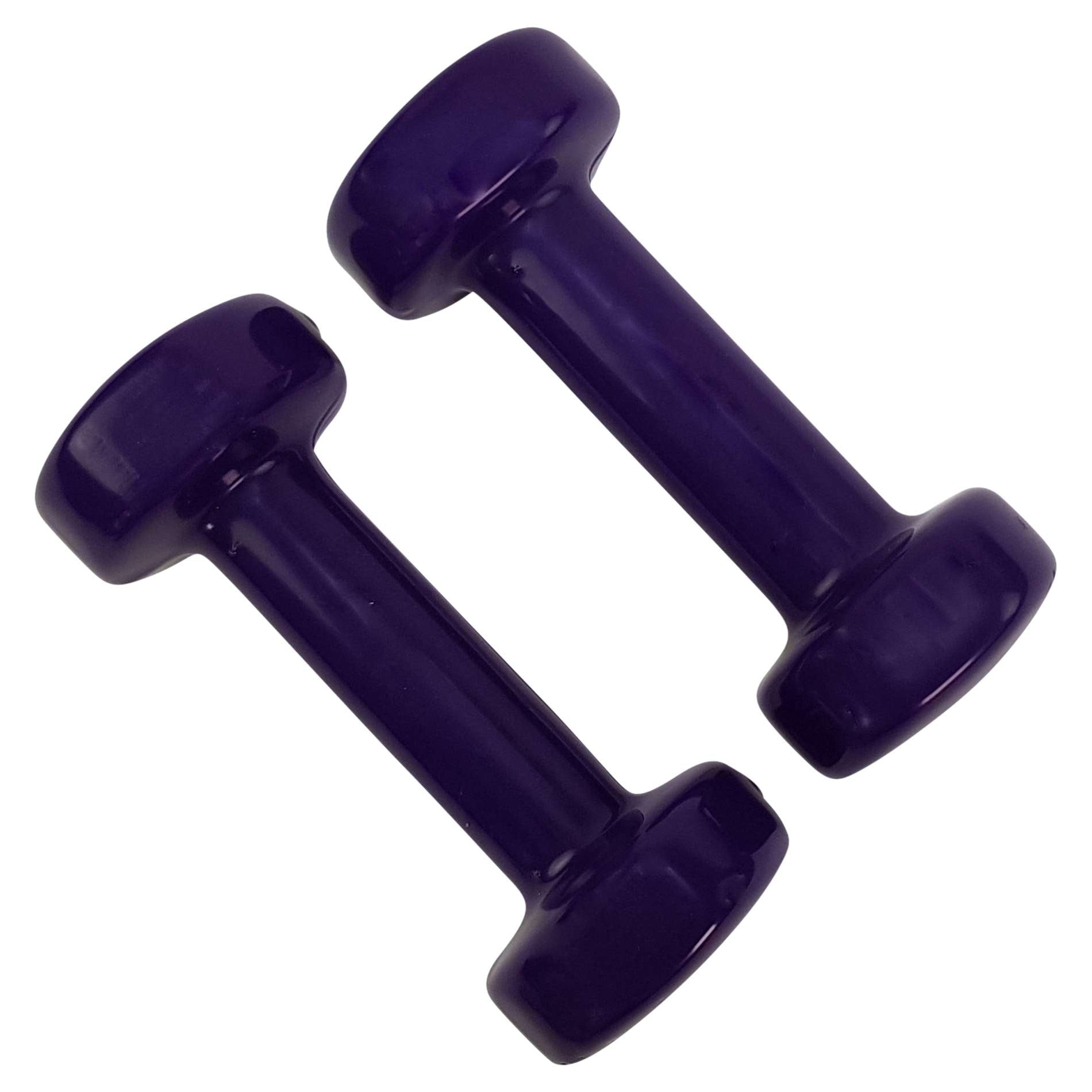 Tunturi Vinyl Dumbbells 1.0kg x Purplex Pair