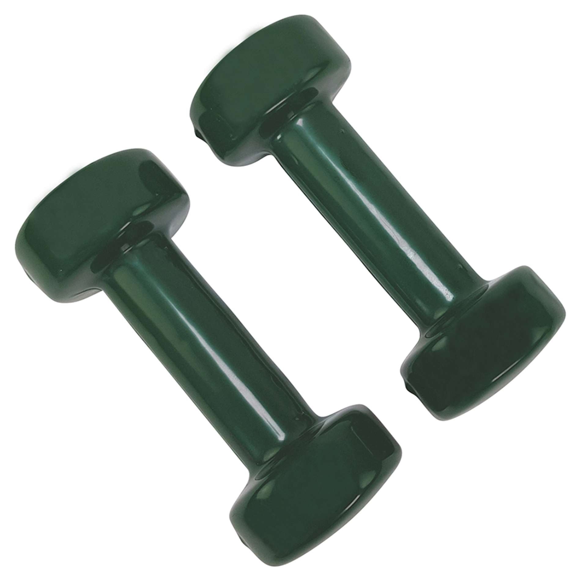 Tunturi Vinyl Dumbbells 2.0kg x Green x Pair