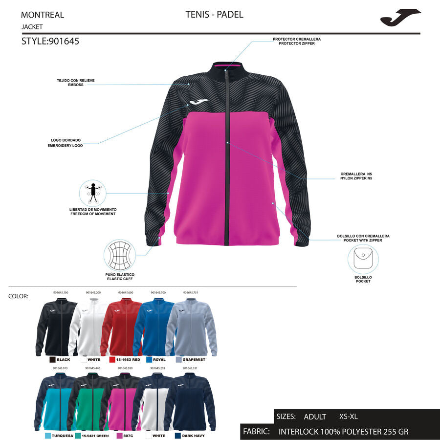 Montreal Women's Full Zip Sweatshirt