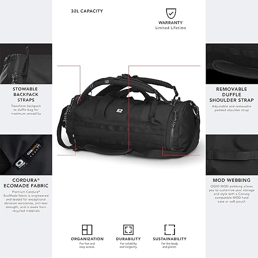 Ogio Alpha Core Convoy Duffel Pack 32 Bag