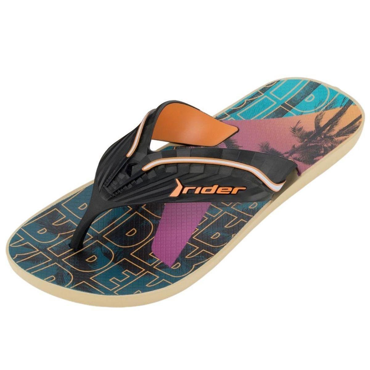Rider Way Logo Dedo Ad Men's Flip Flops