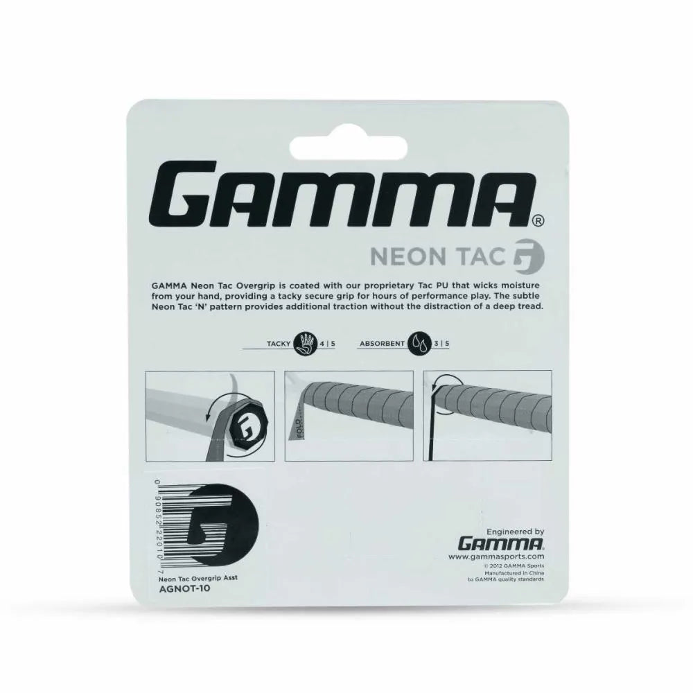 Gamma Neon Tac OverGrip Assorted