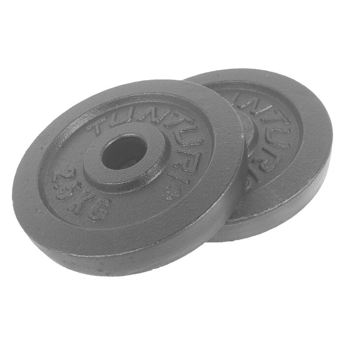 Tunturi Rubber Plates 2.5kg x Pair